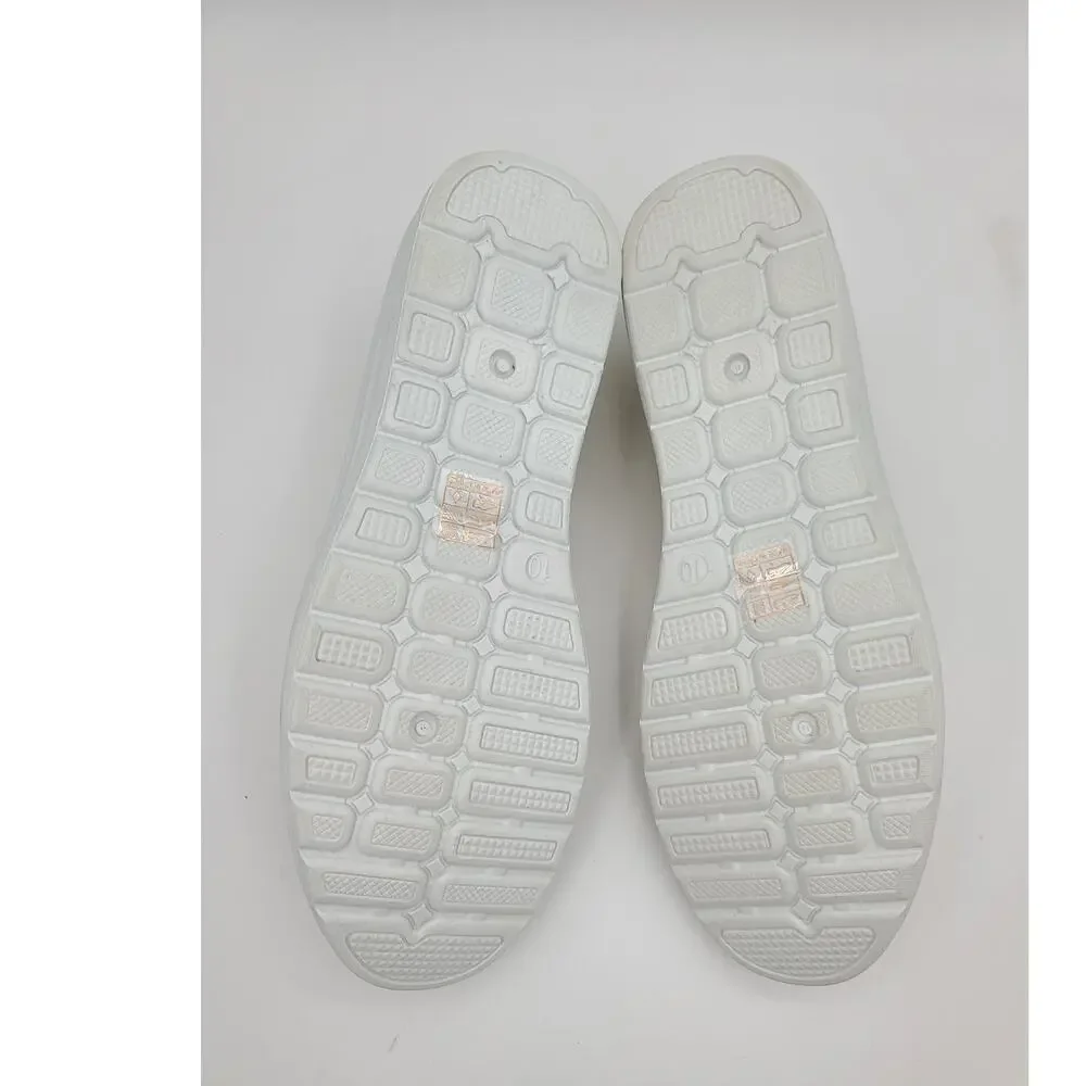 MUSSHOE Walking Shoes Women Size 10 Breathable Mesh Slip-On Sneakers Lightweight